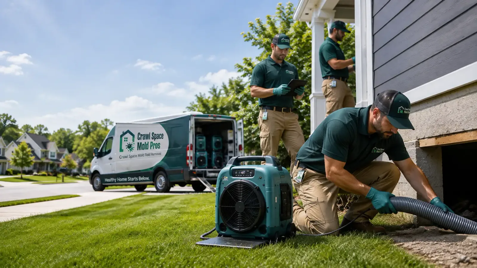 Crawl Space Mold Removal in Trempealeau, WI